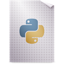 Python, Text LightGray icon