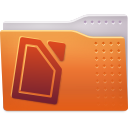 Folder, Txt Chocolate icon