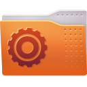 Folder, system Chocolate icon