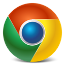 chrome, google Black icon