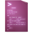 Text, script DimGray icon