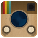 Insagram DarkKhaki icon