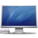 cinema, macminiblue, Display SteelBlue icon