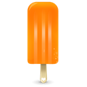 Icecream, Orange Black icon