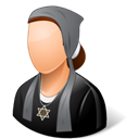 jew, Female Black icon