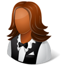 waitress, Female Black icon