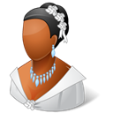 Bride, Dark, wedding Black icon