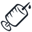syringe DarkSlateGray icon