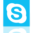 Mirror, Skype DeepSkyBlue icon