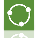 share, Mirror OliveDrab icon