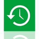 system, Restore, Mirror ForestGreen icon