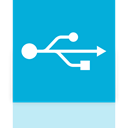 Mirror, Usb DarkTurquoise icon