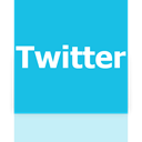 twitter, Mirror DarkTurquoise icon