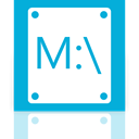M, Mirror DarkTurquoise icon