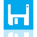 save, Mirror DeepSkyBlue icon