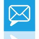 Chat, Email, Mirror DodgerBlue icon