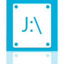 J, Mirror DarkTurquoise icon