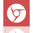 chrome, google, Mirror IndianRed icon