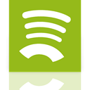 Spotify, Mirror YellowGreen icon
