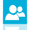 Messenger, Live, Mirror DarkTurquoise icon