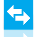 switch, Mirror, power DeepSkyBlue icon