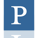 Pandora, Mirror SteelBlue icon