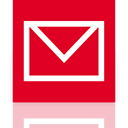 mail, Mirror Crimson icon