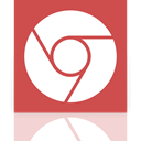 google, chrome, Mirror IndianRed icon