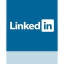 linked, In, Mirror Teal icon
