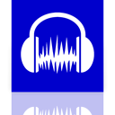 Audacity, Mirror MediumBlue icon