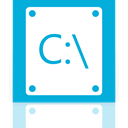 C, Mirror DarkTurquoise icon