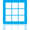 Groups, Mirror DeepSkyBlue icon