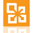 office, Mirror, Ms DarkOrange icon