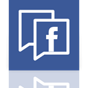 Facebook, Mirror DarkSlateBlue icon