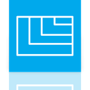 resolution, Mirror, screen DeepSkyBlue icon