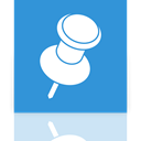 Mirror, pin DodgerBlue icon