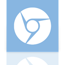 Mirror, google, chromium SkyBlue icon