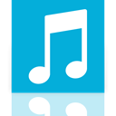music, Mirror DarkTurquoise icon