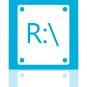 r, Mirror DarkTurquoise icon