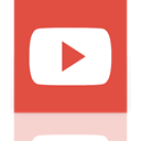 youtube, Mirror IndianRed icon