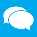 Messaging DeepSkyBlue icon