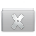 Graphite, Folder, osx Silver icon