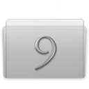Classic, Graphite, Folder Silver icon