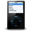 ipod, video Black icon