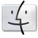 Finder, Dock Gainsboro icon