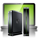 seagate, backup DarkSlateGray icon