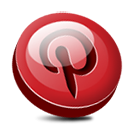 pinterest Firebrick icon