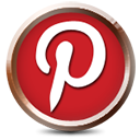 pinterest Firebrick icon