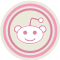 Reddit AntiqueWhite icon