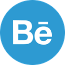 Behance SteelBlue icon